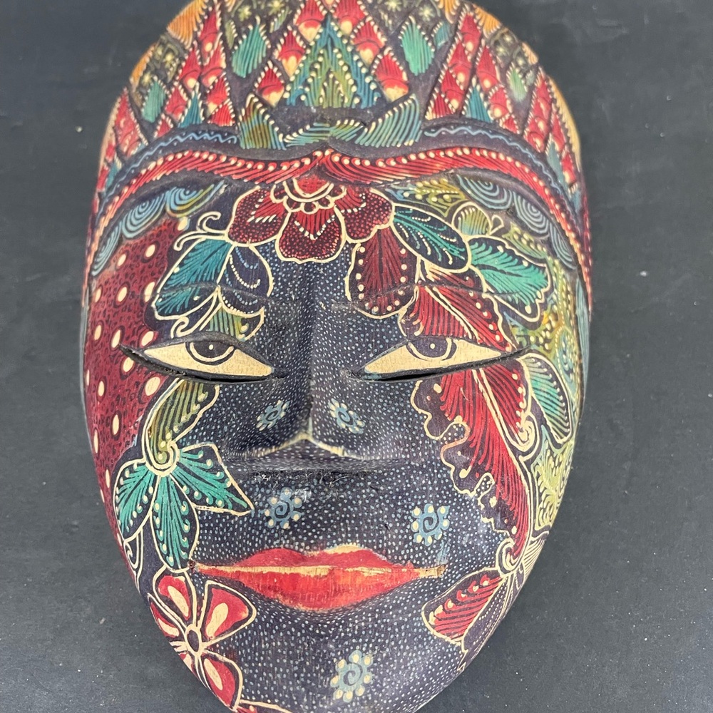 Colorful Handcrafted Tribal Mask